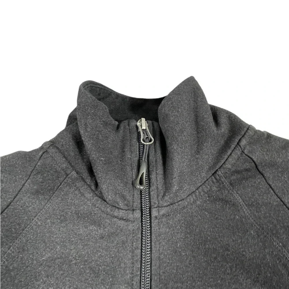 Ellen Tracy Active Zip Up Jacket Mesh Back Charcoal Size Small - Picture 3 of 10
